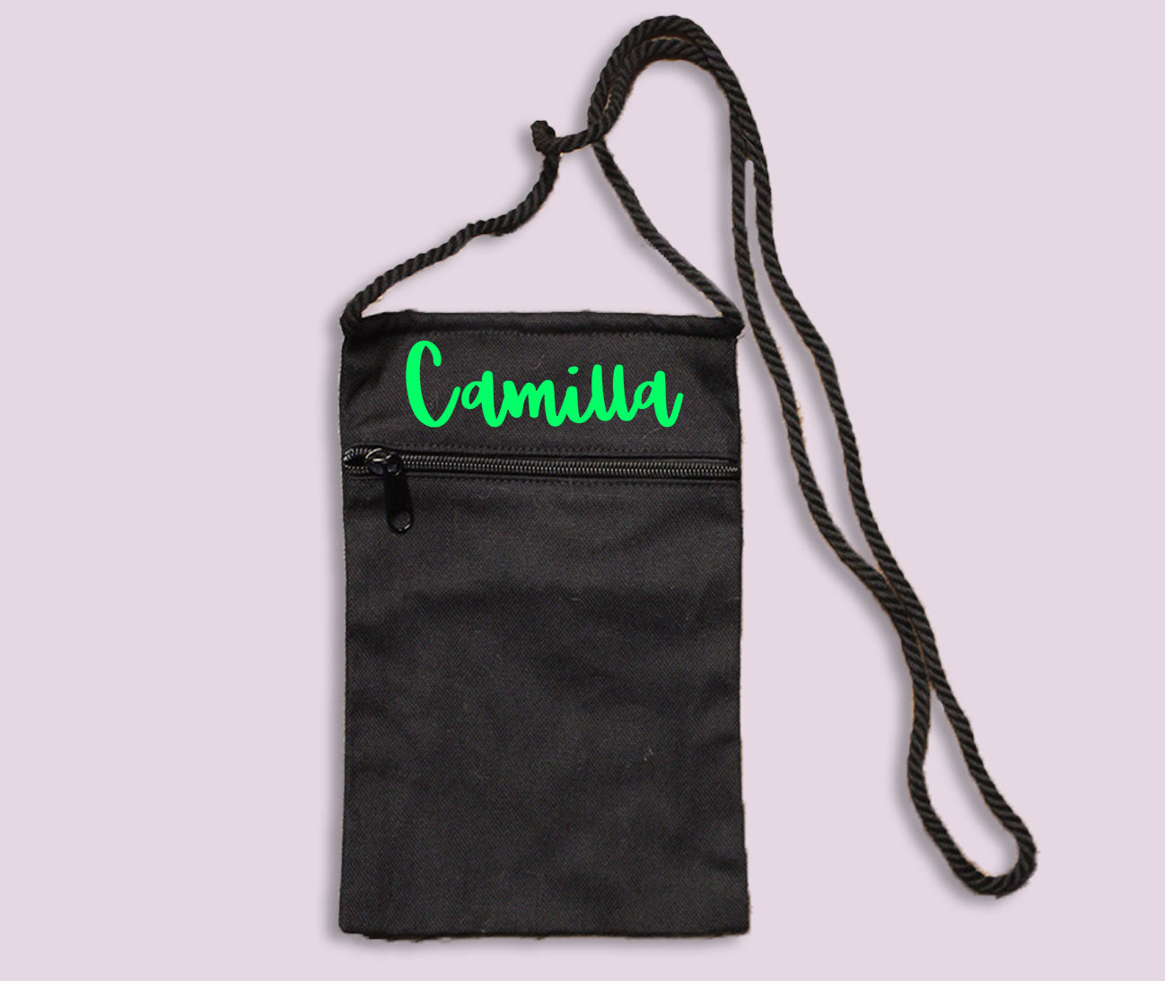 Custom Name Canvas Purse