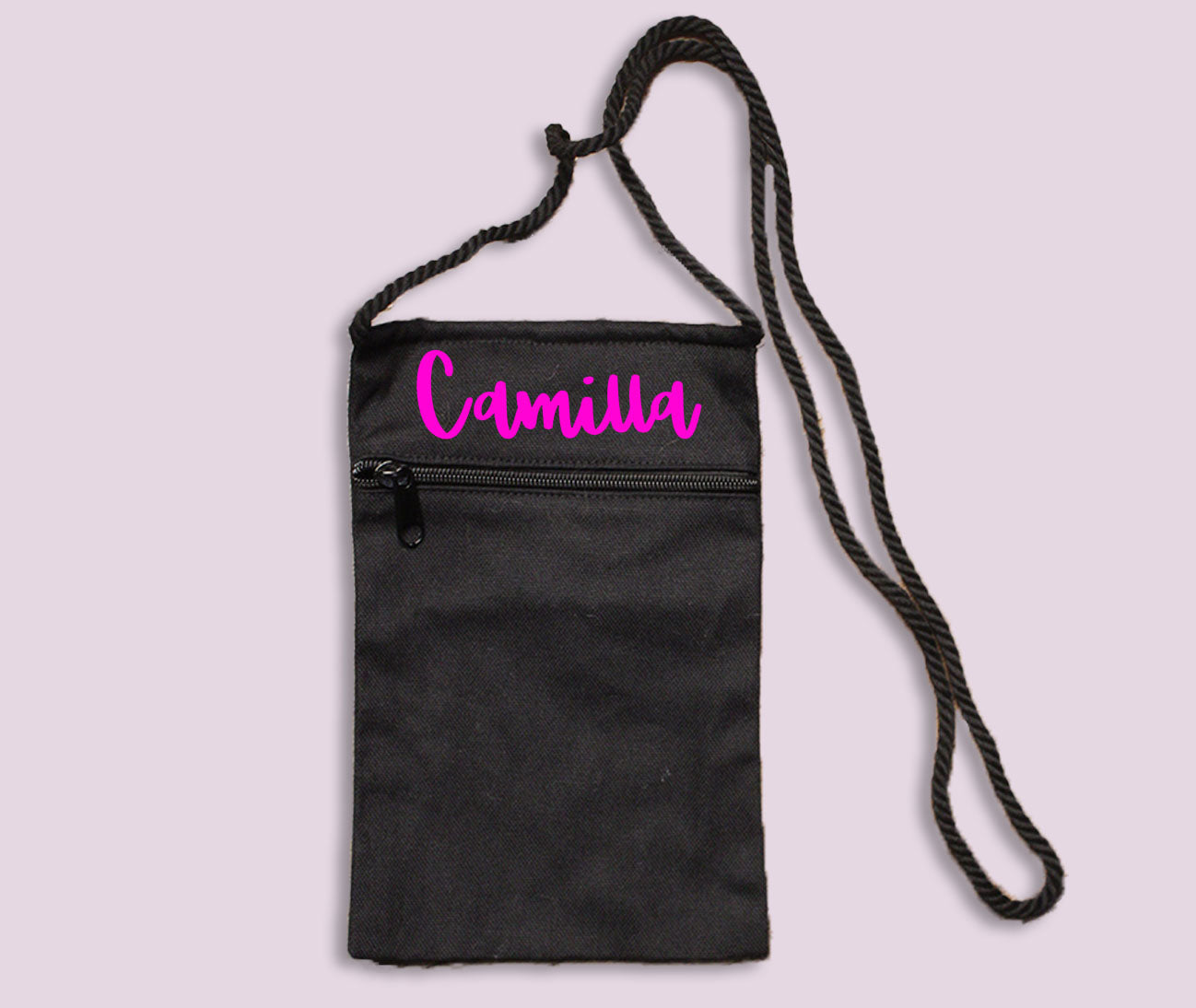 Custom Name Canvas Purse