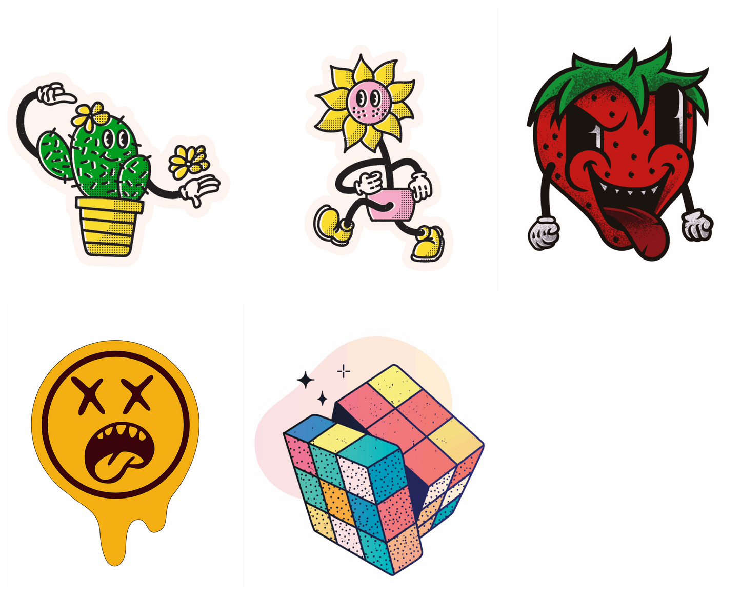 Custom Sticker Sample (8 Pack)