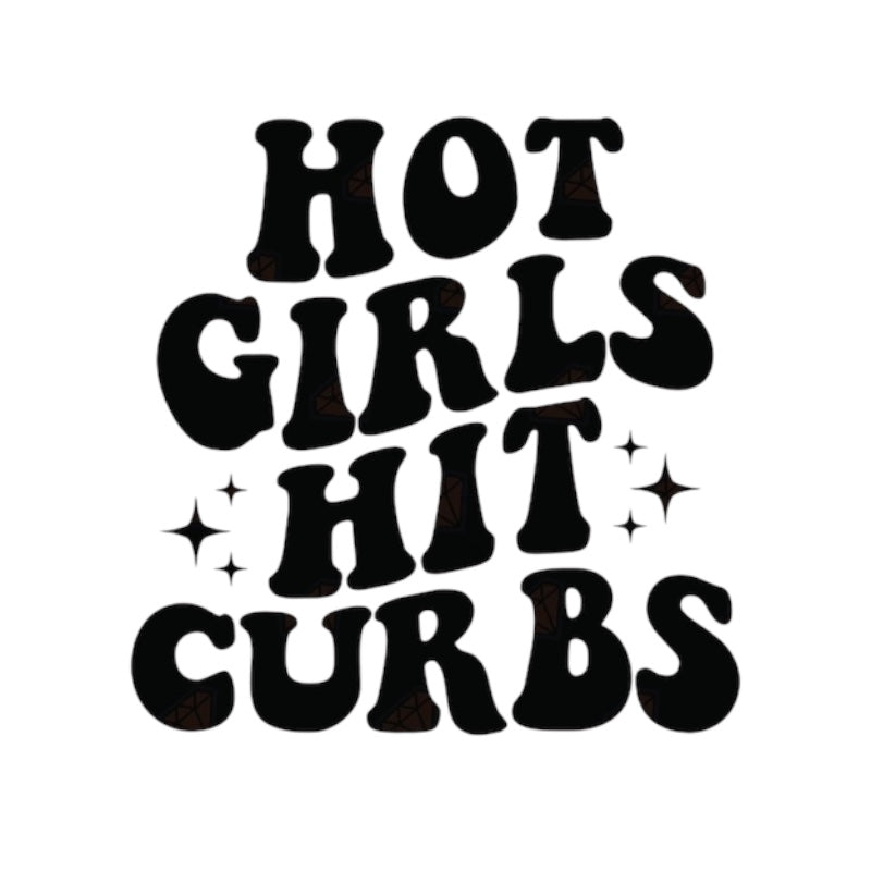 Hot Moms/Girls Hit Curbs Decal