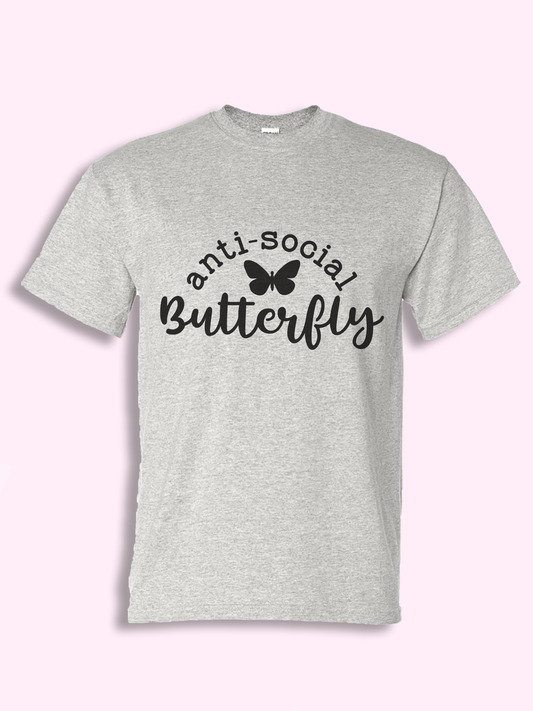 Anti Social Butterfly Tshirt