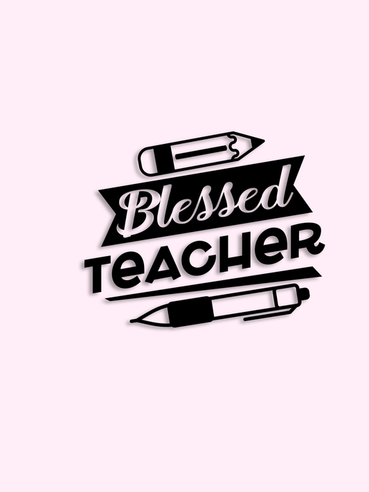 Blessed Teacher Decal