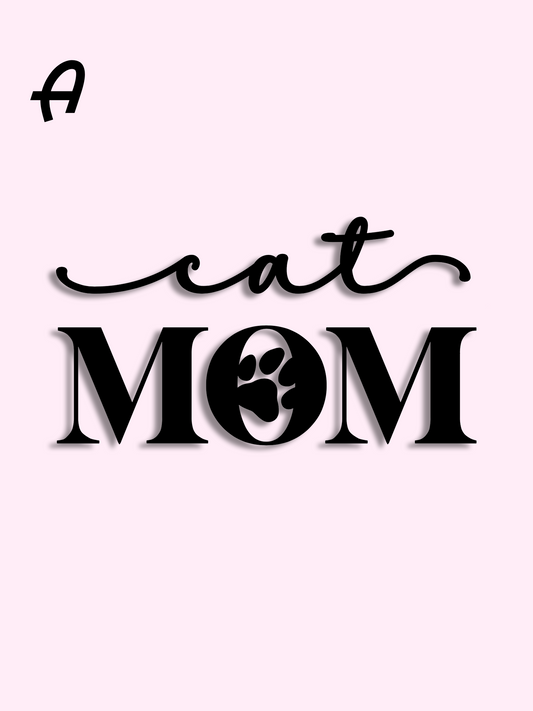 Cat Mom Decal