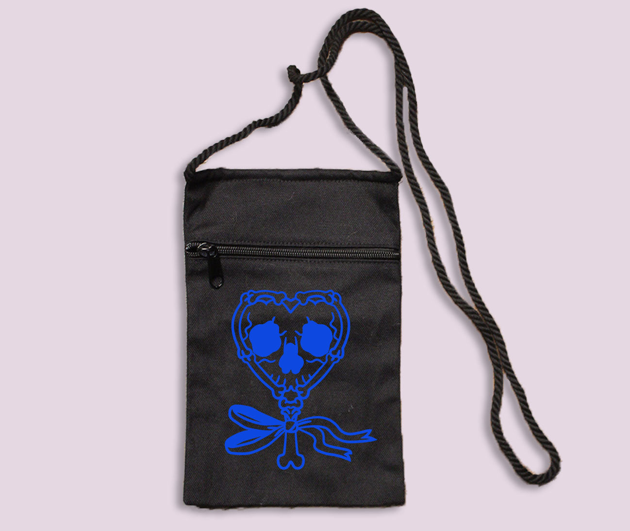 Skeleton Mirror Canvas Bag