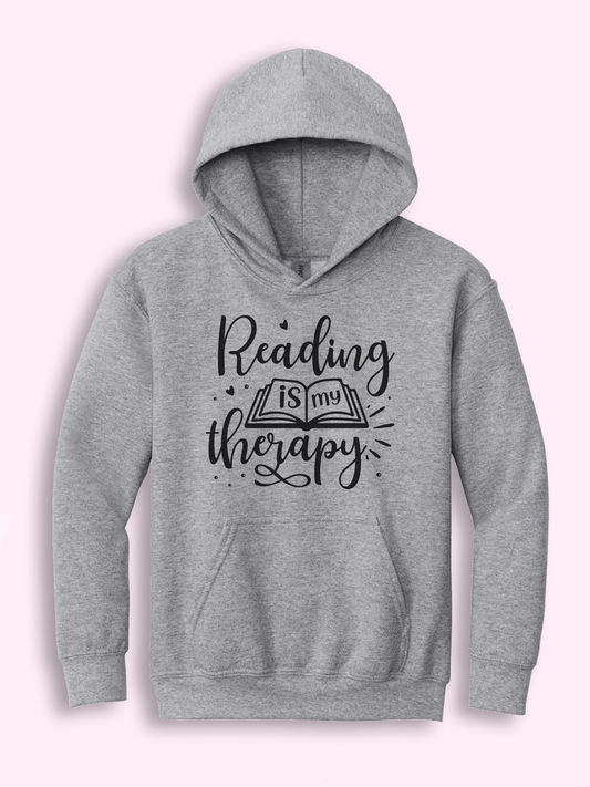 Reading Is My Therapy Hoodie