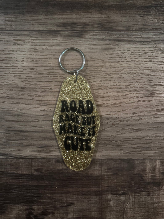 Road Rage But Make it Cute Keychain (FM)