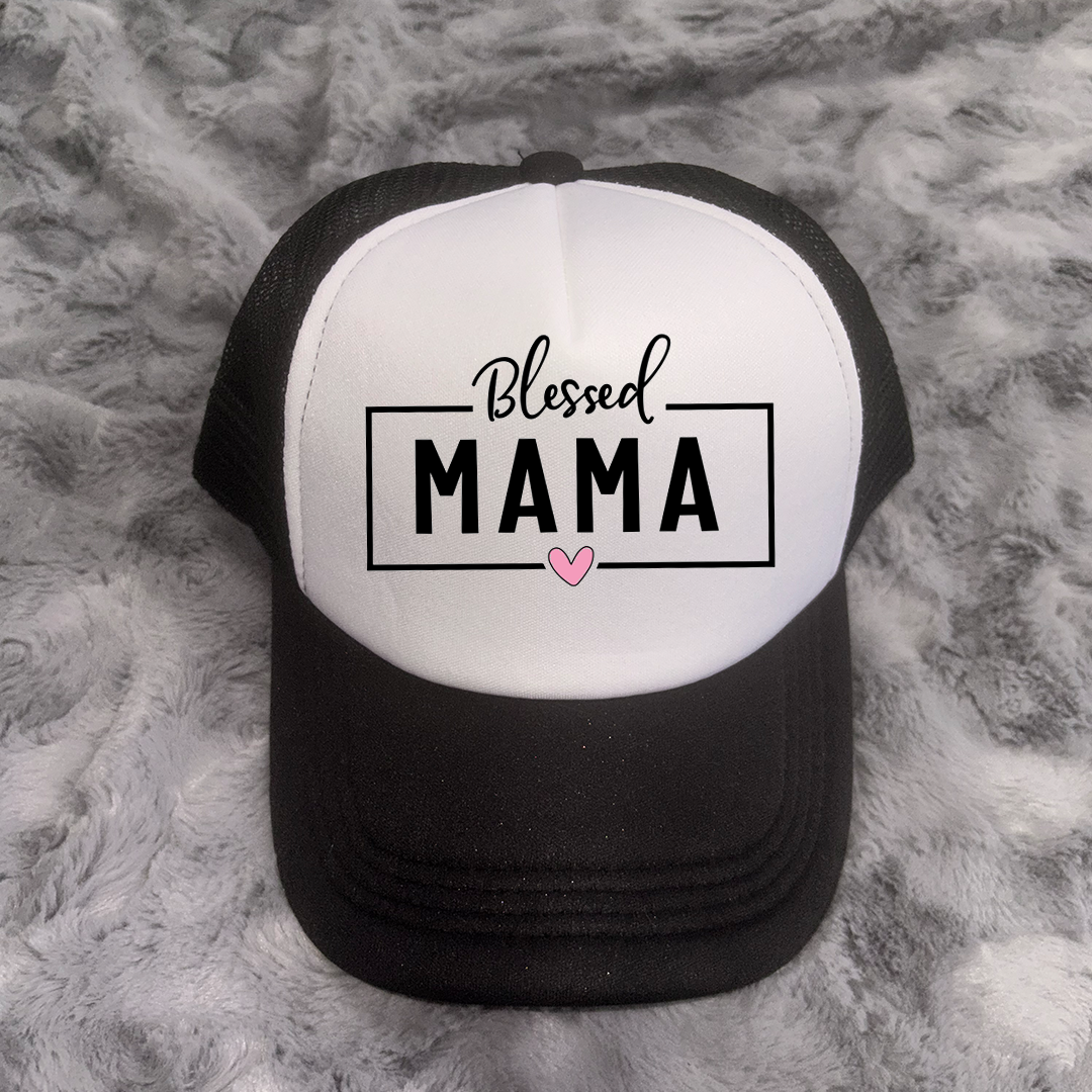 Blessed Mama Trucker Hat