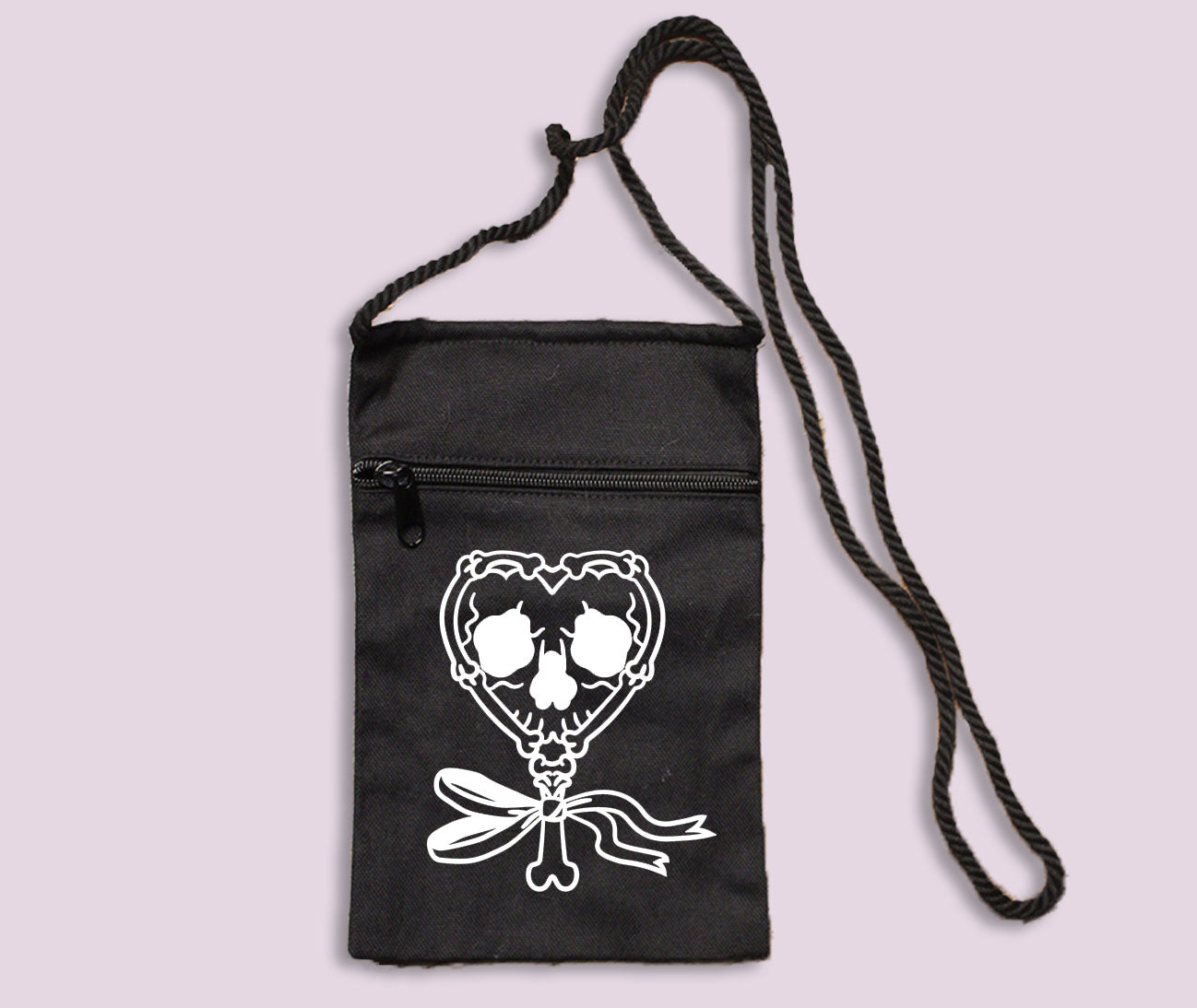 Skeleton Mirror Canvas Bag