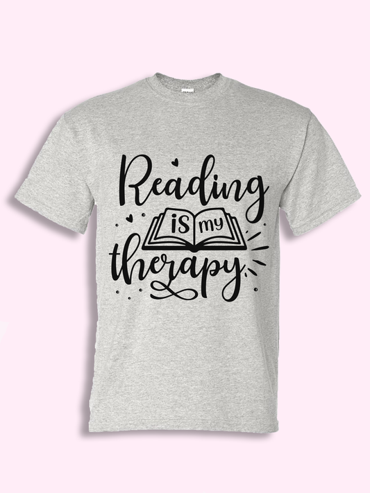 Reading Is My Therapy Tshirt