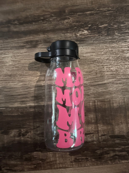 Mama, Mommy, Mom, Bruh Water Bottle (FM)