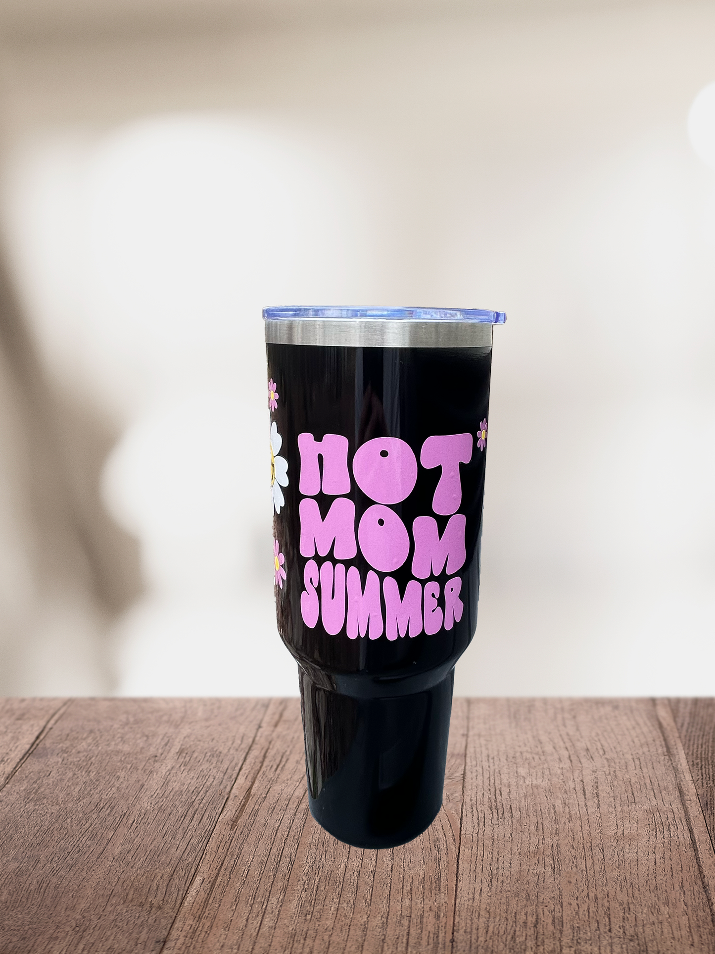 40oz Hot Mom Summer Tumbler W/ Straw