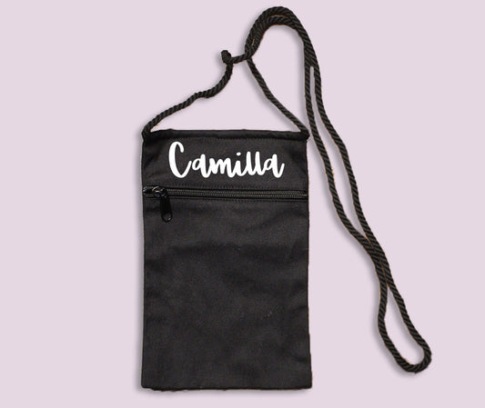 Custom Name Canvas Purse