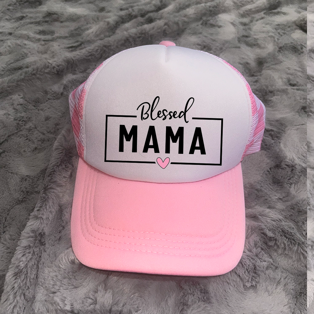 Blessed Mama Trucker Hat